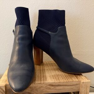 Cole Haan Navy Ankle Booties